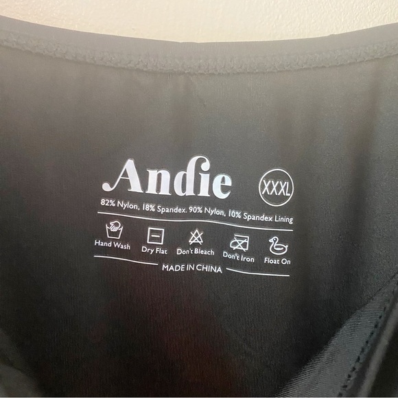 ANDIE Almafi Black One Piece Swim Suit NWT Resort Travel - Picture 10 of 10